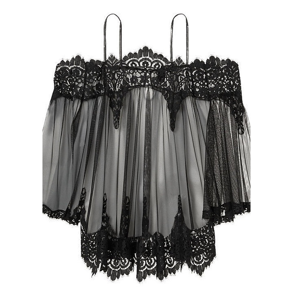 Women's Lace Transparent Super Sexy Babydoll-Walmel