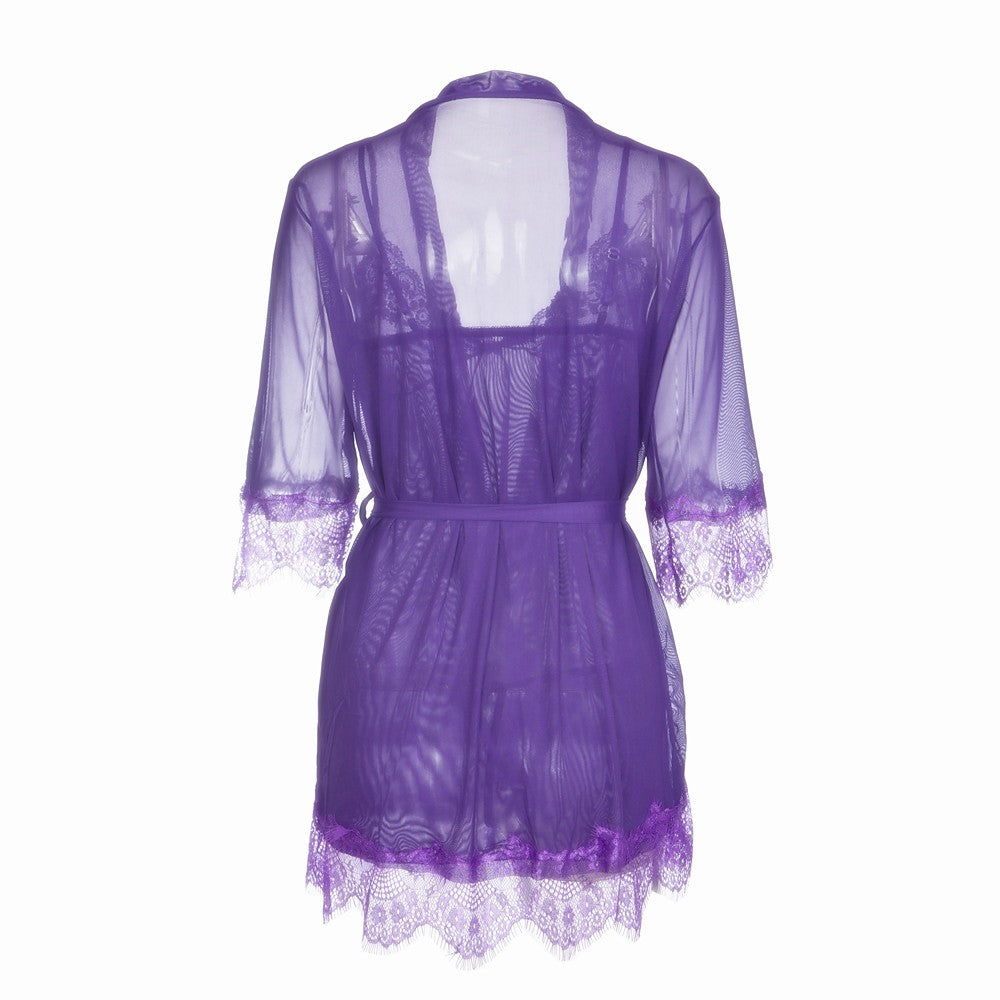 Women's Robes Nightwear Deep V - Walmel