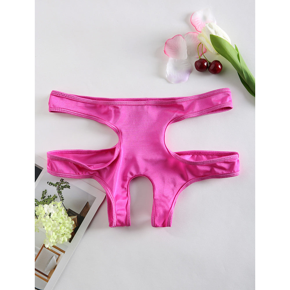 Women's Plus Size Ultra Panties Solid Colored Green Blue Pink - Walmel